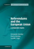 Mendez / Triga |  Referendums and the European Union | Buch |  Sack Fachmedien