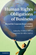 Bilchitz / Deva |  Human Rights Obligations of Business | Buch |  Sack Fachmedien