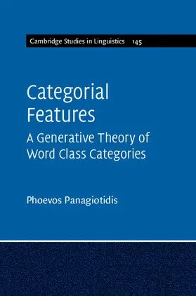 Panagiotidis |  Categorial Features | Buch |  Sack Fachmedien