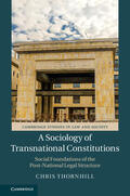 Thornhill |  A Sociology of Transnational Constitutions | Buch |  Sack Fachmedien