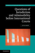 Shany |  Questions of Jurisdiction and Admissibility before International Courts | Buch |  Sack Fachmedien