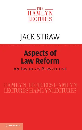 Straw |  Aspects of Law Reform | Buch |  Sack Fachmedien