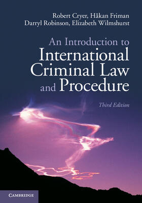 Cryer / Friman / Robinson | An Introduction to International Criminal Law and Procedure | Buch | 978-1-107-06590-1 | sack.de