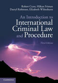 Cryer / Friman / Robinson |  An Introduction to International Criminal Law and Procedure | Buch |  Sack Fachmedien