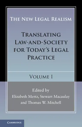 Mertz / Macaulay / Mitchell |  The New Legal Realism | Buch |  Sack Fachmedien