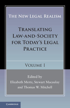 Macaulay / Mertz / Mitchell | The New Legal Realism | Buch | 978-1-107-07113-1 | sack.de