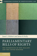 Hiebert / Kelly |  Parliamentary Bills of Rights | Buch |  Sack Fachmedien