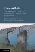 Kendall / De Vos / Stahn |  Contested Justice | Buch |  Sack Fachmedien