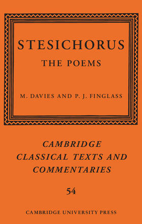 Stesichorus / Davies / Finglass | Stesichorus | Buch | 978-1-107-07834-5 | sack.de