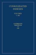 MacGlashan / Lauterpacht / Greenwood |  International Law Reports, Consolidated Index 3 Volume Hardback Set | Buch |  Sack Fachmedien
