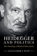 Duff |  Heidegger and Politics | Buch |  Sack Fachmedien