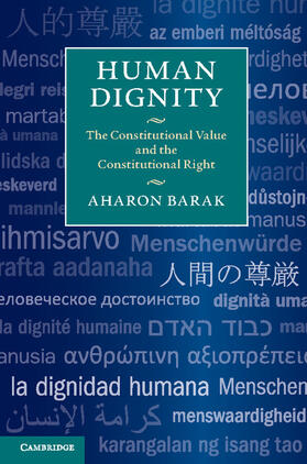 Barak | Human Dignity | Buch | sack.de