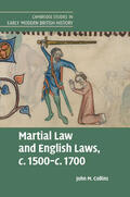 Collins |  Martial Law and English Laws, C.1500-C.1700 | Buch |  Sack Fachmedien