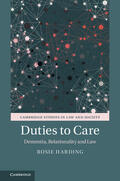 Harding |  Duties to Care: Dementia, Relationality and Law | Buch |  Sack Fachmedien