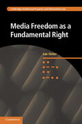 Oster |  Media Freedom as a Fundamental Right | Buch |  Sack Fachmedien