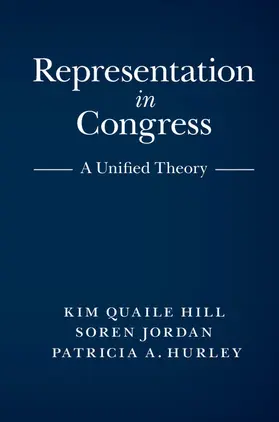 Hill / Jordan / Hurley |  Representation in Congress | Buch |  Sack Fachmedien