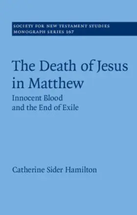 Hamilton |  The Death of Jesus in Matthew | Buch |  Sack Fachmedien