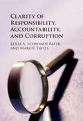 Schwindt-Bayer / Tavits |  Corruption, Accountability, and Clarity of Responsibility | Buch |  Sack Fachmedien