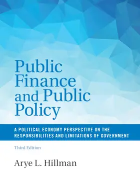 Hillman |  Public Finance and Public Policy | Buch |  Sack Fachmedien