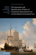 Dumberry |  The Formation and Identification of Rules of Customary International Law in International Investment Law | Buch |  Sack Fachmedien