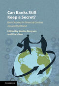 Booysen / Neo |  Can Banks Still Keep a Secret? | Buch |  Sack Fachmedien