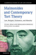 Sinai / Shmueli |  Maimonides and Contemporary Tort Theory | Buch |  Sack Fachmedien
