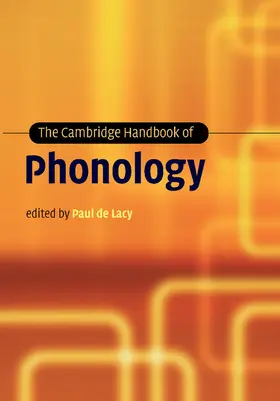 Lacy |  The Cambridge Handbook of Phonology | Buch |  Sack Fachmedien