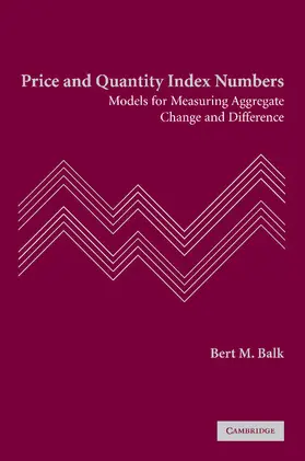Balk |  Price and Quantity Index Numbers | Buch |  Sack Fachmedien