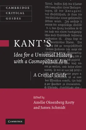 Rorty / Schmidt |  Kant's Idea for a Universal History with a Cosmopolitan Aim | Buch |  Sack Fachmedien