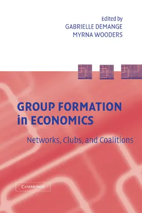 Demange / Wooders |  Group Formation in Economics | Buch |  Sack Fachmedien