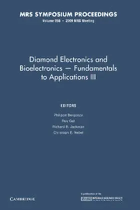Bergonzo / Butler / Jackman |  Diamond Electronics and Bioelectronics - Fundamentals to Applications III | Buch |  Sack Fachmedien