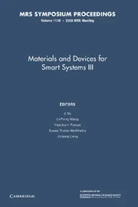 Su / Wang / Funruya |  Materials and Devices for Smart Systems III | Buch |  Sack Fachmedien