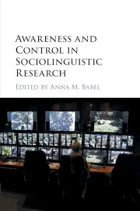 Babel |  Awareness and Control in Sociolinguistic Research | Buch |  Sack Fachmedien