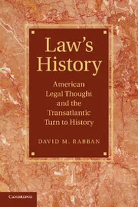 Rabban |  Law S History | Buch |  Sack Fachmedien