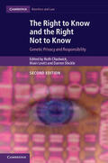 Chadwick / Levitt / Shickle |  The Right to Know and the Right Not to Know | Buch |  Sack Fachmedien