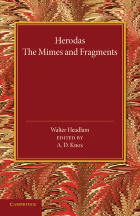 Knox |  Herodas | Buch |  Sack Fachmedien