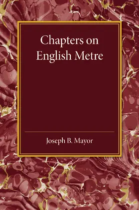 Mayor |  Chapters on English Metre | Buch |  Sack Fachmedien