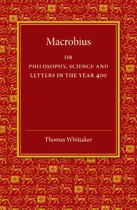 Whittaker |  Macrobius | Buch |  Sack Fachmedien