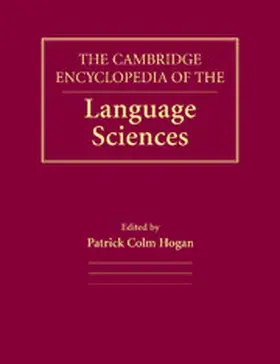 Hogan |  The Cambridge Encyclopedia of the Language Sciences | Buch |  Sack Fachmedien