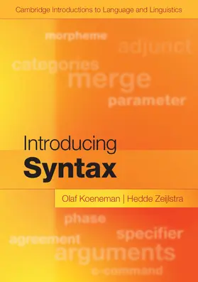 Koeneman / Zeijlstra |  Introducing Syntax | Buch |  Sack Fachmedien