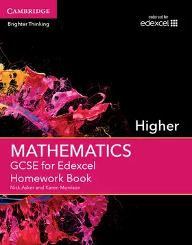 Morrison / Asker |  GCSE Mathematics for Edexcel Higher Homework Book | Buch |  Sack Fachmedien