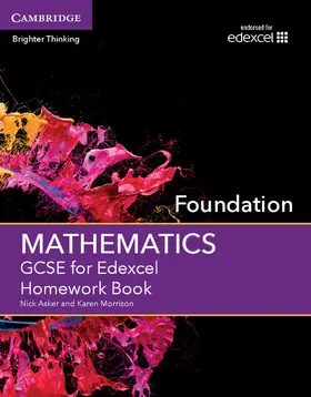 Asker / Morrison |  GCSE Mathematics for Edexcel Foundation Homework Book | Buch |  Sack Fachmedien
