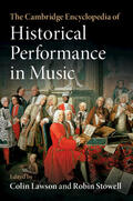 Lawson / Stowell |  The Cambridge Encyclopedia of Historical Performance in Music | Buch |  Sack Fachmedien