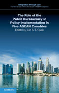 Quah |  The Role of the Public Bureaucracy in Policy Implementation in Five ASEAN Countries | Buch |  Sack Fachmedien
