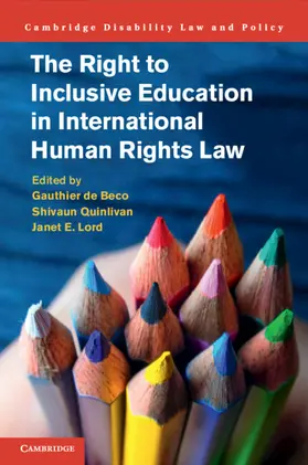 de Beco / Lord / Quinlivan |  The Right to Inclusive Education in International Human Rights Law | Buch |  Sack Fachmedien