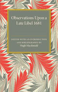 Macdonald |  Observations Upon a Late Libel | Buch |  Sack Fachmedien