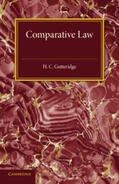 Gutteridge |  Comparative Law | Buch |  Sack Fachmedien