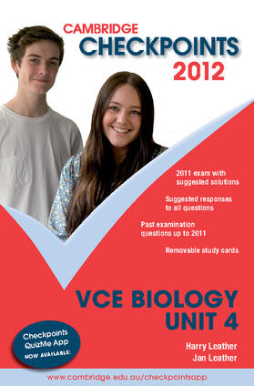 Leather | Cambridge Checkpoints VCE Biology Unit 4 2012 | Buch | 978-1-107-60404-9 | sack.de