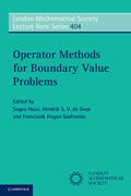 de Snoo / Hassi / Szafraniec |  Operator Methods for Boundary Value Problems | Buch |  Sack Fachmedien