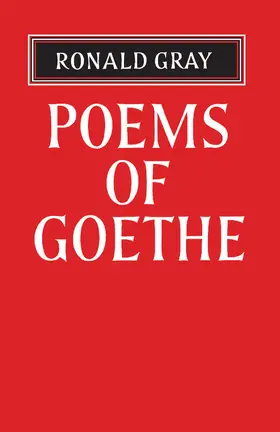Goethe / Gray |  Poems of Goethe | Buch |  Sack Fachmedien
